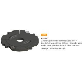 Freeborn Split Groover Insert IC-22-ADJ